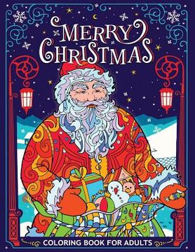 portada Merry Christmas Coloring Book for Adults: Fun, Easy, and Relaxing Coloring Pages