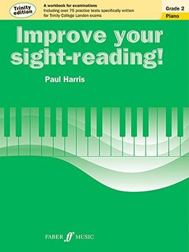 portada Improve Your Sight-Reading! Trinity Piano, Grade 2: A Workbook for Examinations (en Inglés)