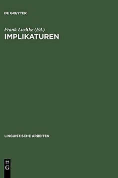 portada Implikaturen: Grammatische und Pragmatische Analysen (in German)