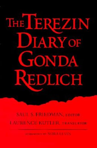the terezin diary of gonda redlich