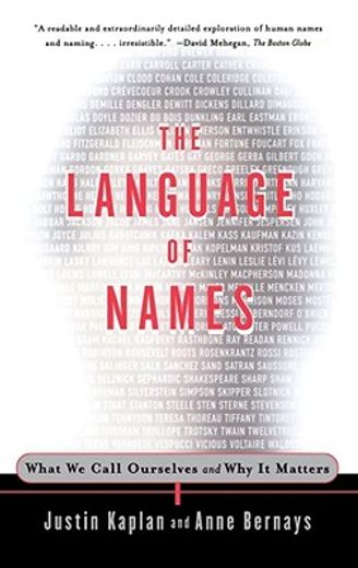 the language of names (in English)