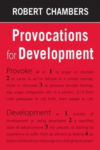 provocations for development (en Inglés)