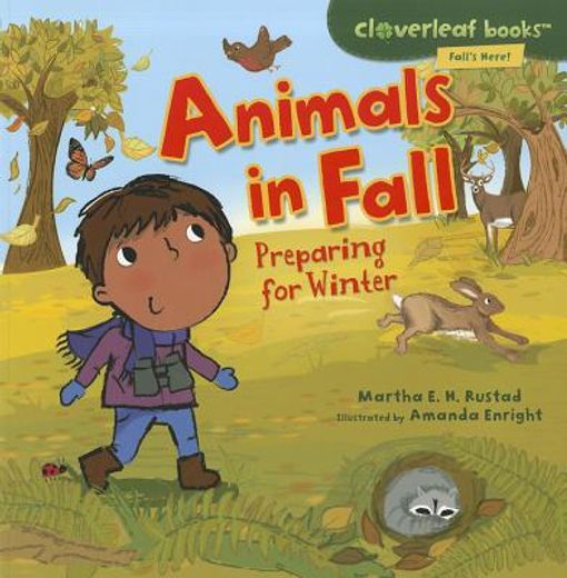 animals in fall,preparing for winter (in English)