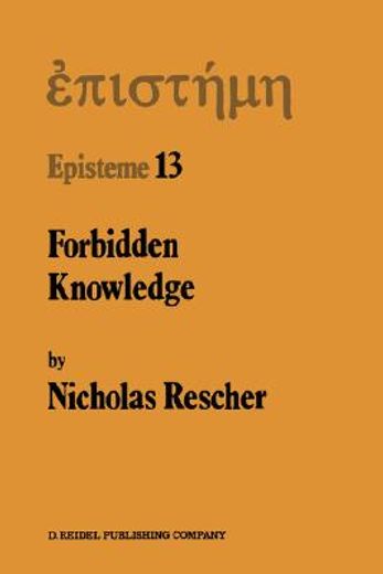 forbidden knowledge (en Inglés)