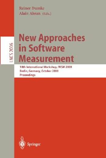 new approaches in software measurement