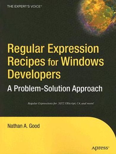 regular expression recipes for windows developers: a problem-solution approach