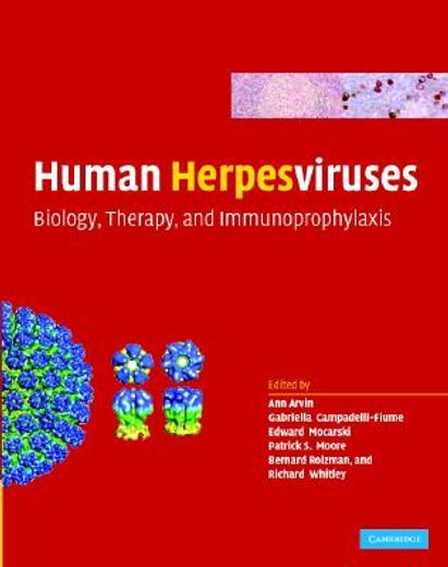human herpesviruses,biology, therapy, and immunoprophylaxis