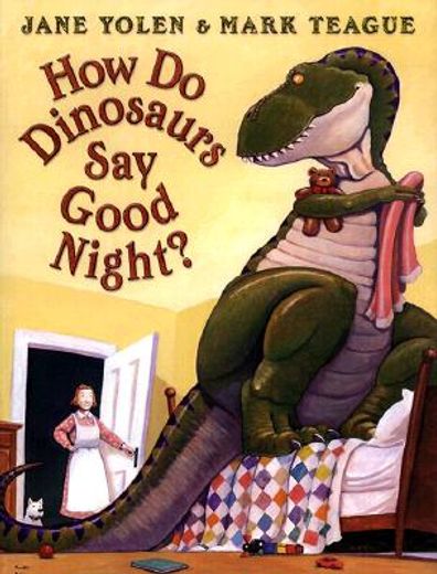 how do dinosaurs say good night? (en Inglés)