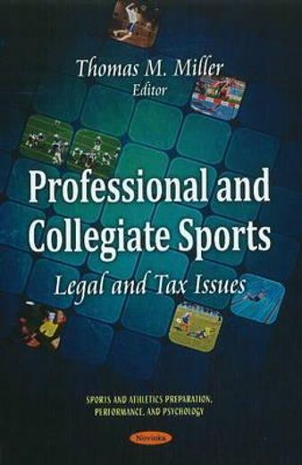 professional and collegiate sports,legal and tax issues