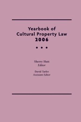 Yearbook of Cultural Property Law (en Inglés)