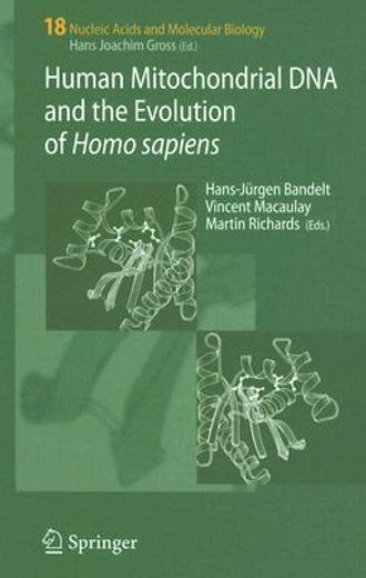 human mitochondrial dna and the evolution of homo sapiens (en Inglés)