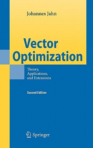 vector optimization,theory, applications, and extensions