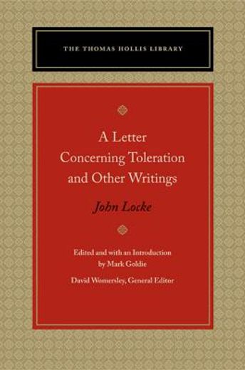 a letter concerning toleration and other writings