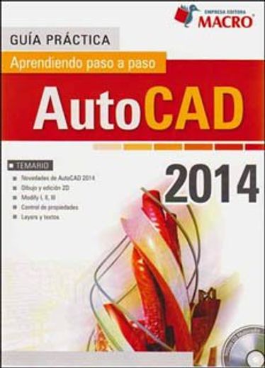 Guia Practica Aprendiendo Paso A Paso Autocad 2014 (Incluye Cd)