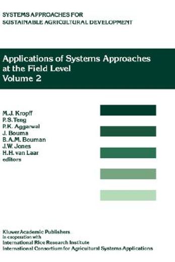 applications of systems approaches at the field level (en Inglés)