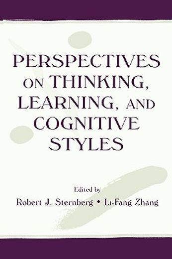perspectives on thinking, learning, and cognitive styles