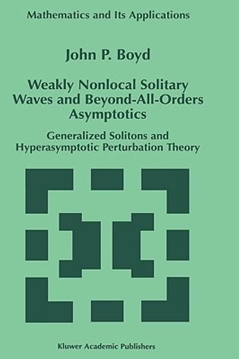 weakly nonlocal solitary waves and beyond-all-orders asymptotics (in English)