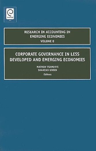 corporate governance in less developed and emerging economies