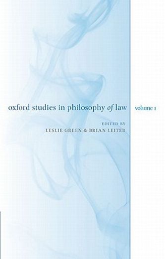 oxford studies in philosophy of law