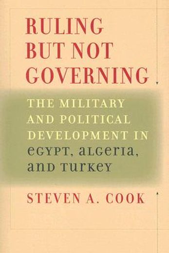 ruling but not governing,the military and political development in egypt, algeria, and turkey