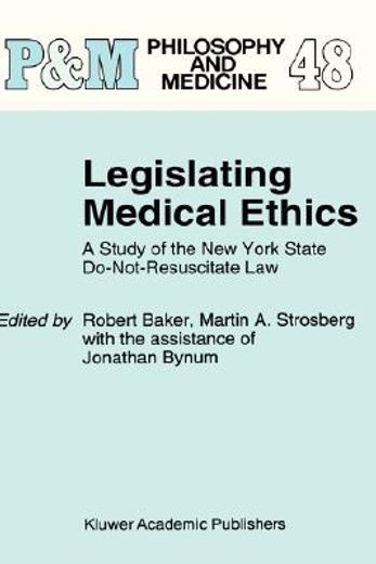 legislating medical ethics: (en Inglés)