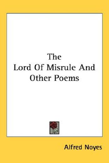 the lord of misrule and other poems