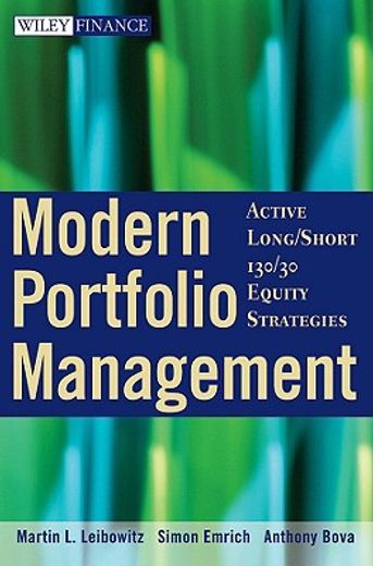 modern portfolio management,active long/short 130/30 equity strategies