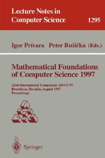 mathematical foundations of computer science 1997 (en Inglés)