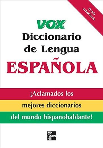 Vox Diccionario De Lengua Espanola (Vox Dictionary) (en Inglés)