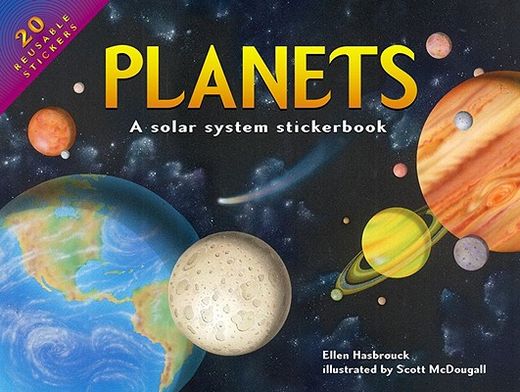 planets,a solar system stickerbook