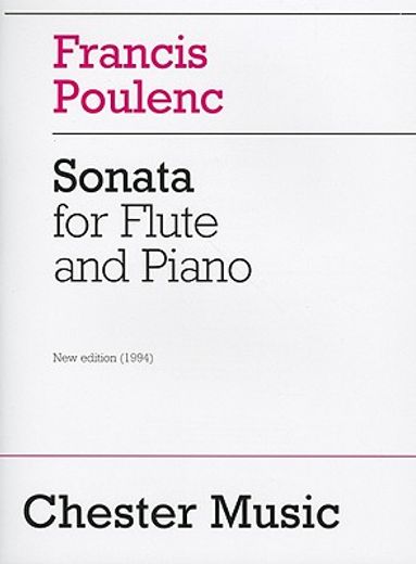 sonata for flute and piano (en Inglés)