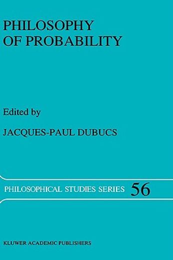 philosophy of probability (en Inglés)
