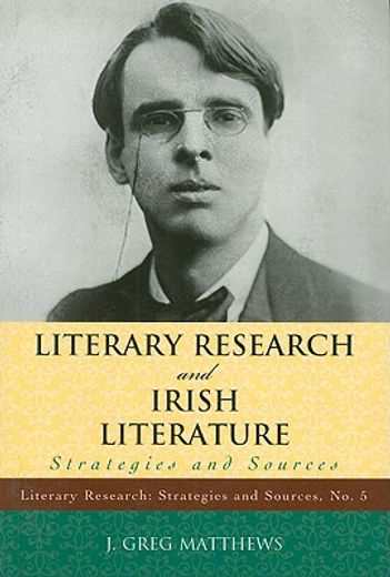 literary research and irish literature,strategies and sources