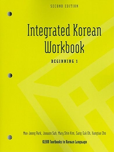 integrated korean workbook,beginning 1 (in English)