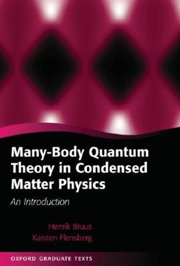 many-body quantum theory in condensed matter physics,an introduction