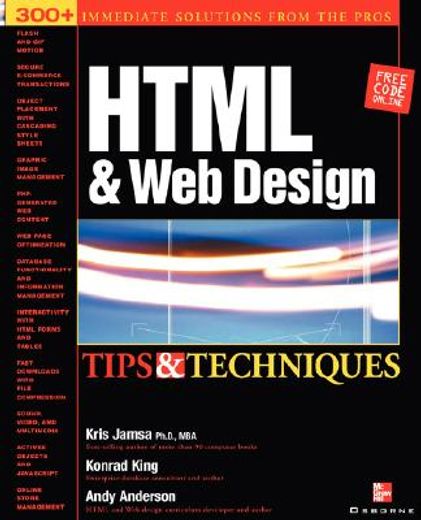 html and web design,tips & techniques (in English)