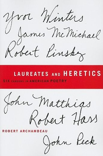 laureates and heretics,six careers in american poetry