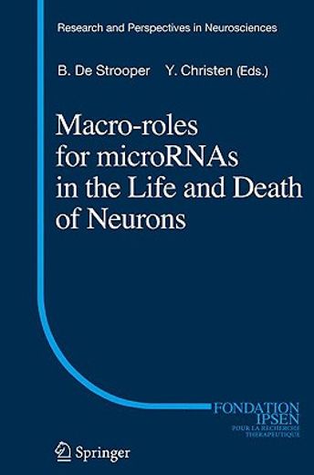 macro roles for micrornas in the life and death of neurons