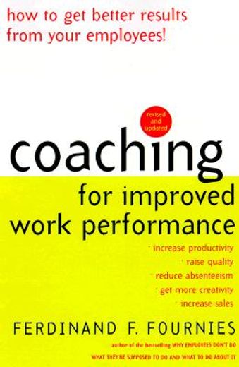 coaching for improved work performance (en Inglés)
