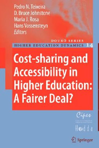 cost-sharing and accessibility in higher education: a fairer deal? (in English)