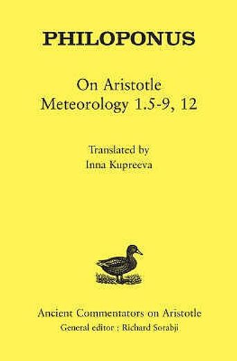 philoponus,on aristotle meterology 1.4-9, 12