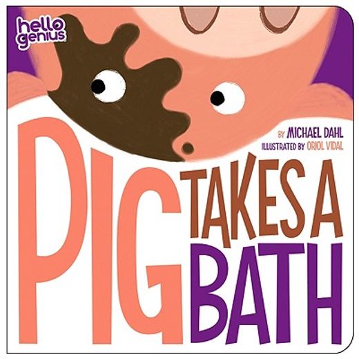 pig takes a bath
