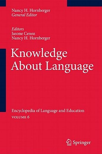 knowledge about language (in English)