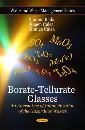 borate-tellurate glasses,an alternative of immobilization of the hazardous wastes