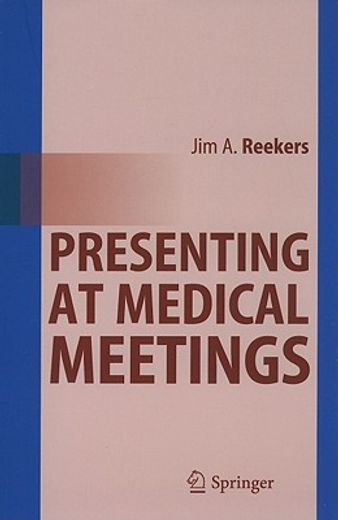 presenting at medical meetings (en Inglés)