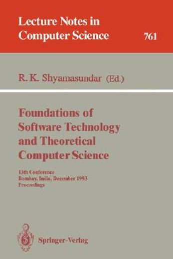 foundations of software technology and theoretical computer science (en Inglés)