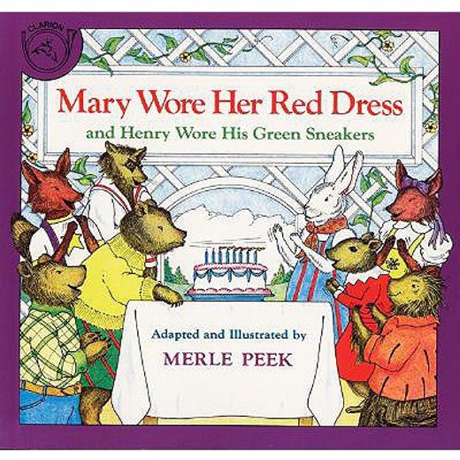 mary wore her red dress, and henry wore his green sneakers (in English)