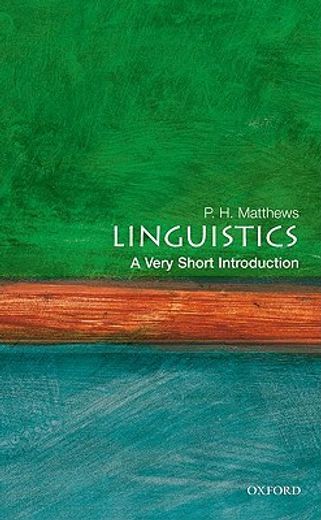 linguistics,a very short introduction (in English)
