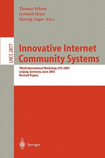 innovative internet community systems (in English)