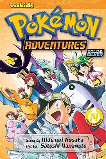pokemon adventures 14,gold & silver